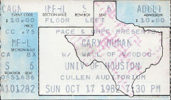 Denver Ticket 1982